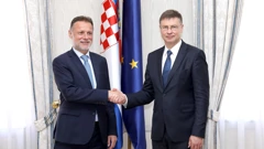 Gordan Jandroković primio je  izvršnog potpredsjednika EK-a Valdisa Dombrovskisa