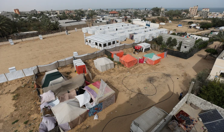 Ilustracija: Šator za raseljene Palestince
