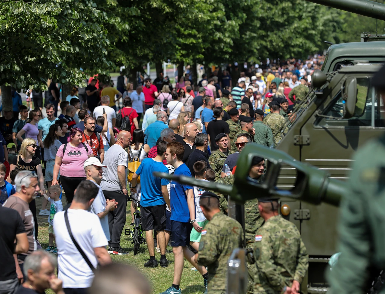  Zagreb: Izložba vojne opreme i naoružanja Hrvatske vojske na Jarunu, Foto:  Jurica Galoic/PIXSELL