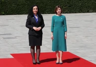 Predsjednice Kosova Vjosa Osmani-Sadriu i Maia Sandu, Foto: Vladislav Culiomza/REUTERS