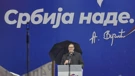 Srbijanski predsjednik i čelnik vladajuće Srpske napredne stranke Aleksandar Vučić