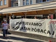 Prosvjed u Zagrebu , Foto: HRT/HTV
