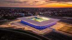 Pogled iz zraka na osvijetljeni novi stadion NK Osijeka , Foto: Davor Javorović/PIXSELL