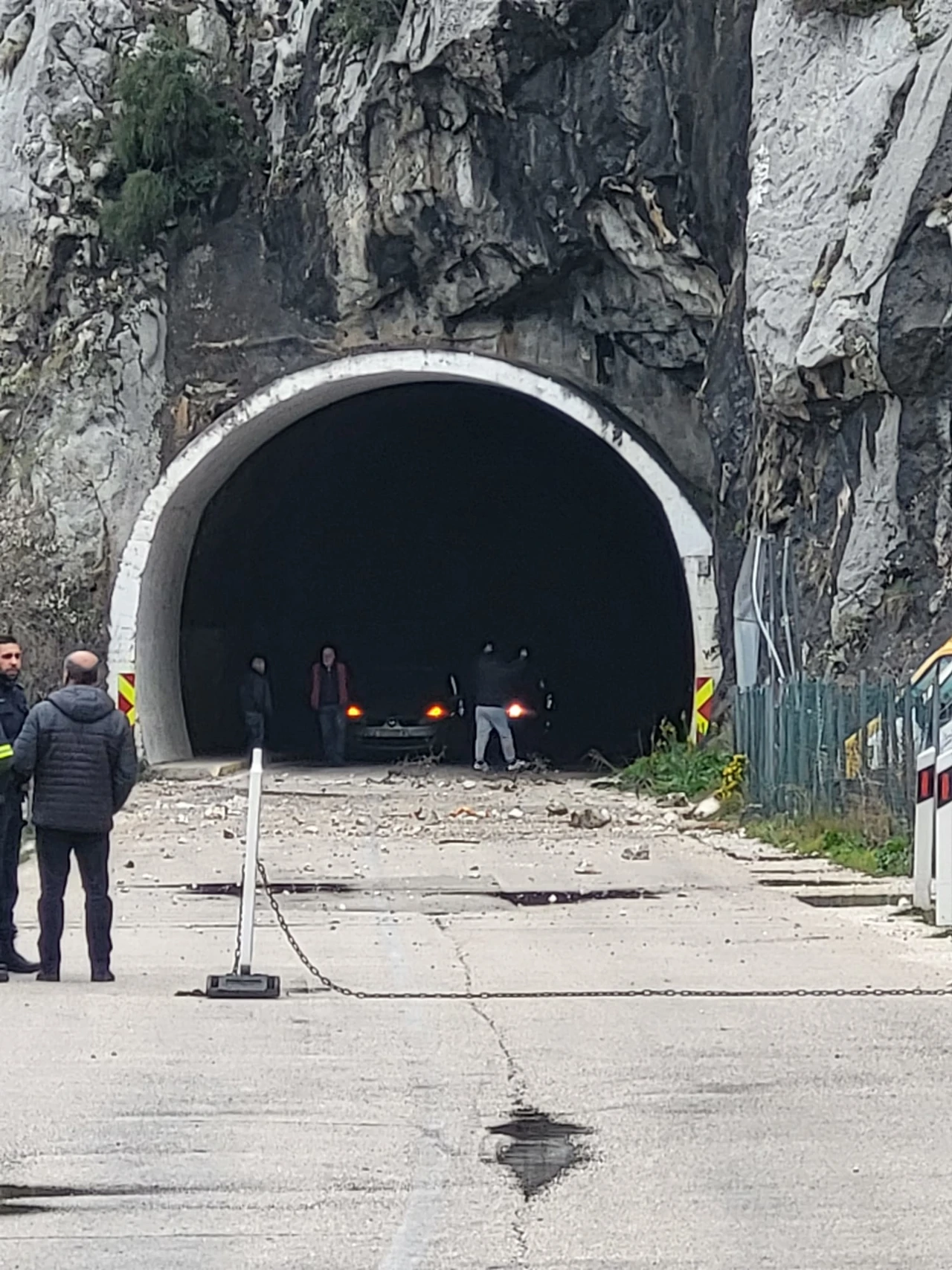 tunel na cesti Omiš Radmanove mlinice