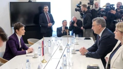 Premijer Plenković sastao se sa srpskom premijerkom Anom Brnabić u Banskim dvorima 