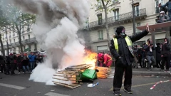 Prvomajski prosvjed u Parizu