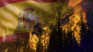 Ilustracija, požari u Španjolskoj