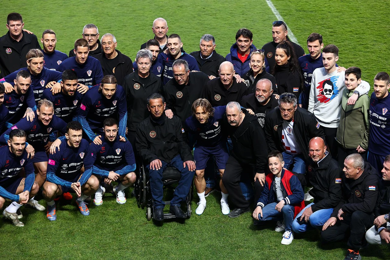 Trening hrvatske nogometne reprezentacije, Foto: Miroslav Lelas/PIXSELL