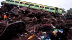 Nakon teškog sudara vlakova u Balasoreu