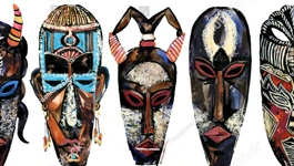 Afričke maske dio su mnogih etnoloških muzejskih zbirki na Zapadu