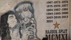Grafit posvećen Hajduku, Foto: Labirint/HRT