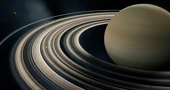 Ilustracija, prstenovi oko Saturna