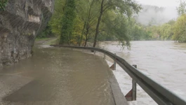 Poplavljena cesta u Gorskom kotaru 