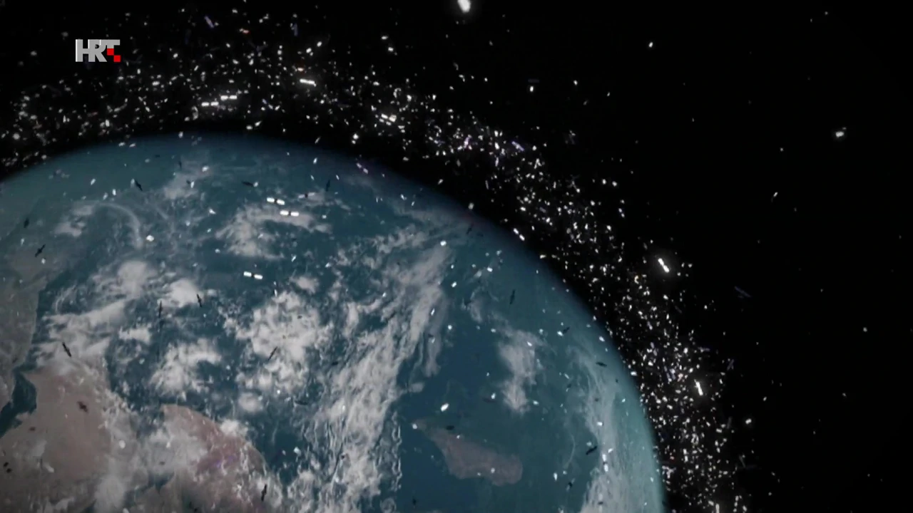 Zemlja okružena satelitima